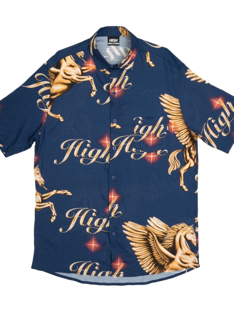 Camisa Button Up Pegasus Navy High Company