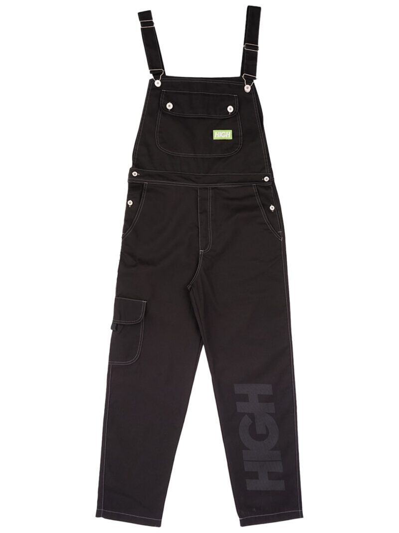 Macacão Overall Bib Logo Black High Company
