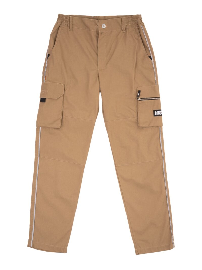 Ripstop Cargo Pants Beige High Compay