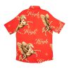 button up pegasus red back
