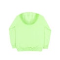 hoodie logo light green back