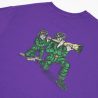 tee bazooka purple back detail