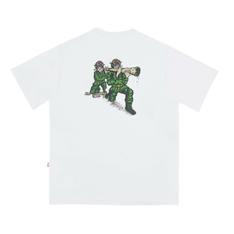 tee bazooka white back tee bazooka white back