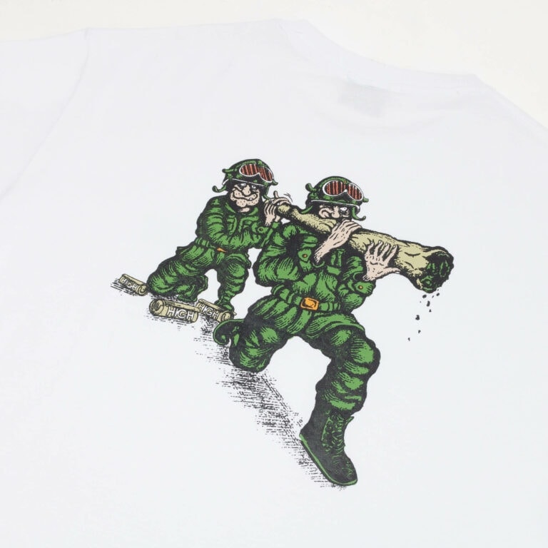 tee bazooka white back detail tee bazooka white back detail