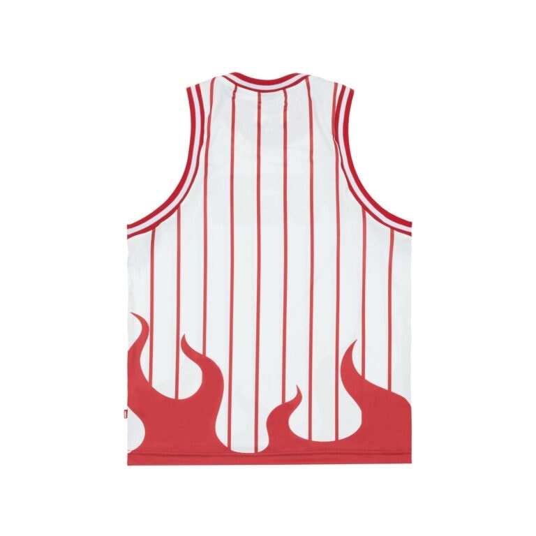 basket jersey fuego white back basket jersey fuego white back