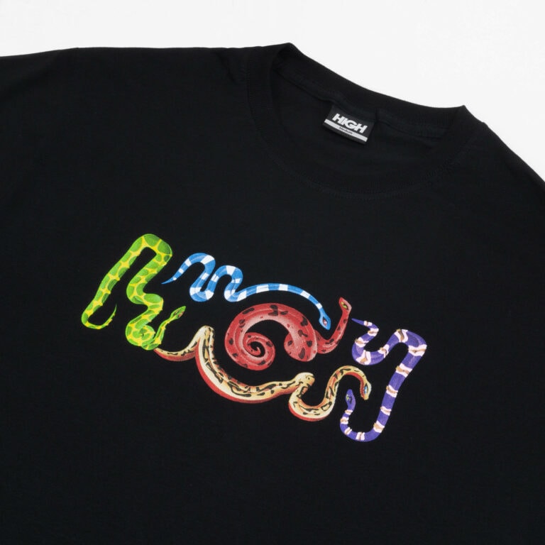 tee snake black detail tee snake black detail