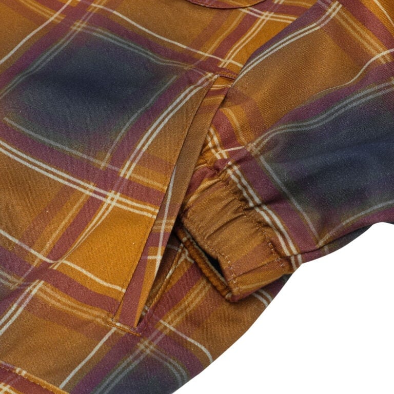 plaid jacket love navy orange detail 2 plaid jacket love navy orange detail 2