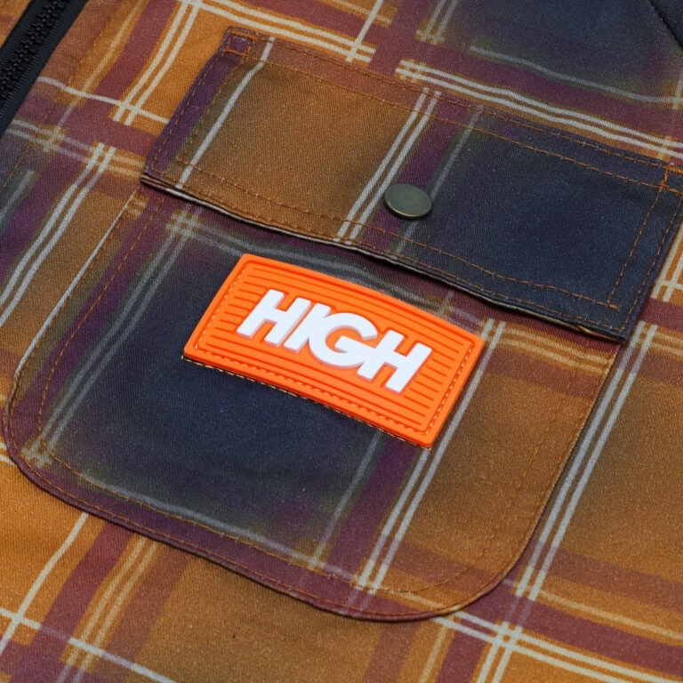 plaid jacket love navy orange detail 3 plaid jacket love navy orange detail 3