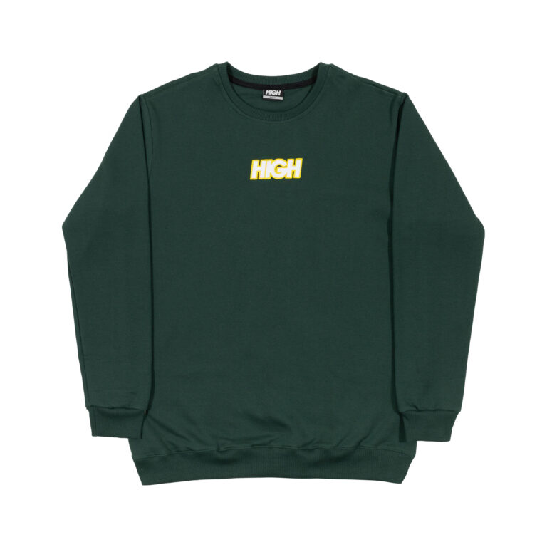 crewneck logo colored green