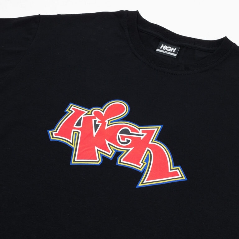 tee street luv black detail tee street luv black detail