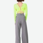 inverno 22 calca pantalona cinza em poliester serinah p 1647008870321