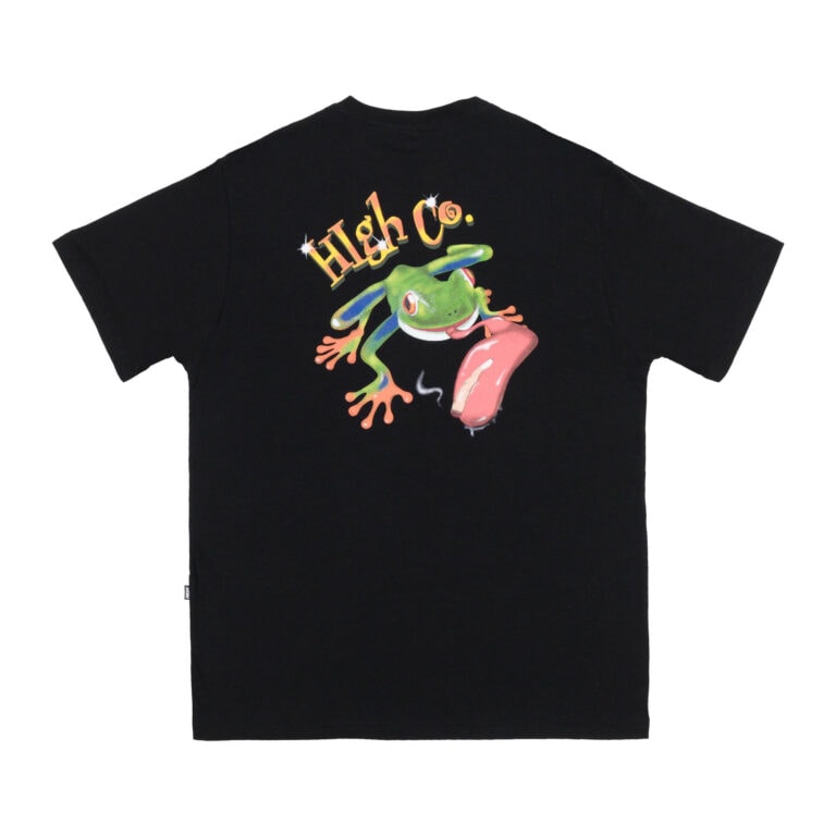 tee frog sunny black back