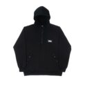 hoodie halfzip black high company