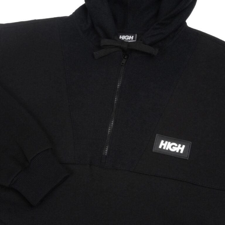 hoodie halfzip black high company hoodie halfzip black high company