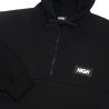 hoodie halfzip black high company