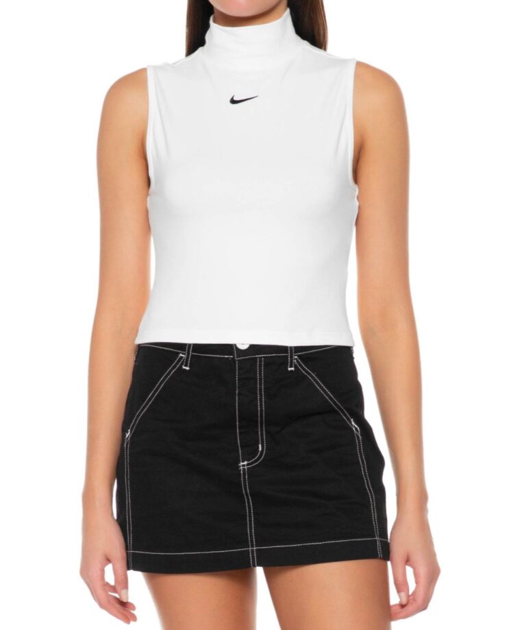top nsw essntl mock sl branco  nike