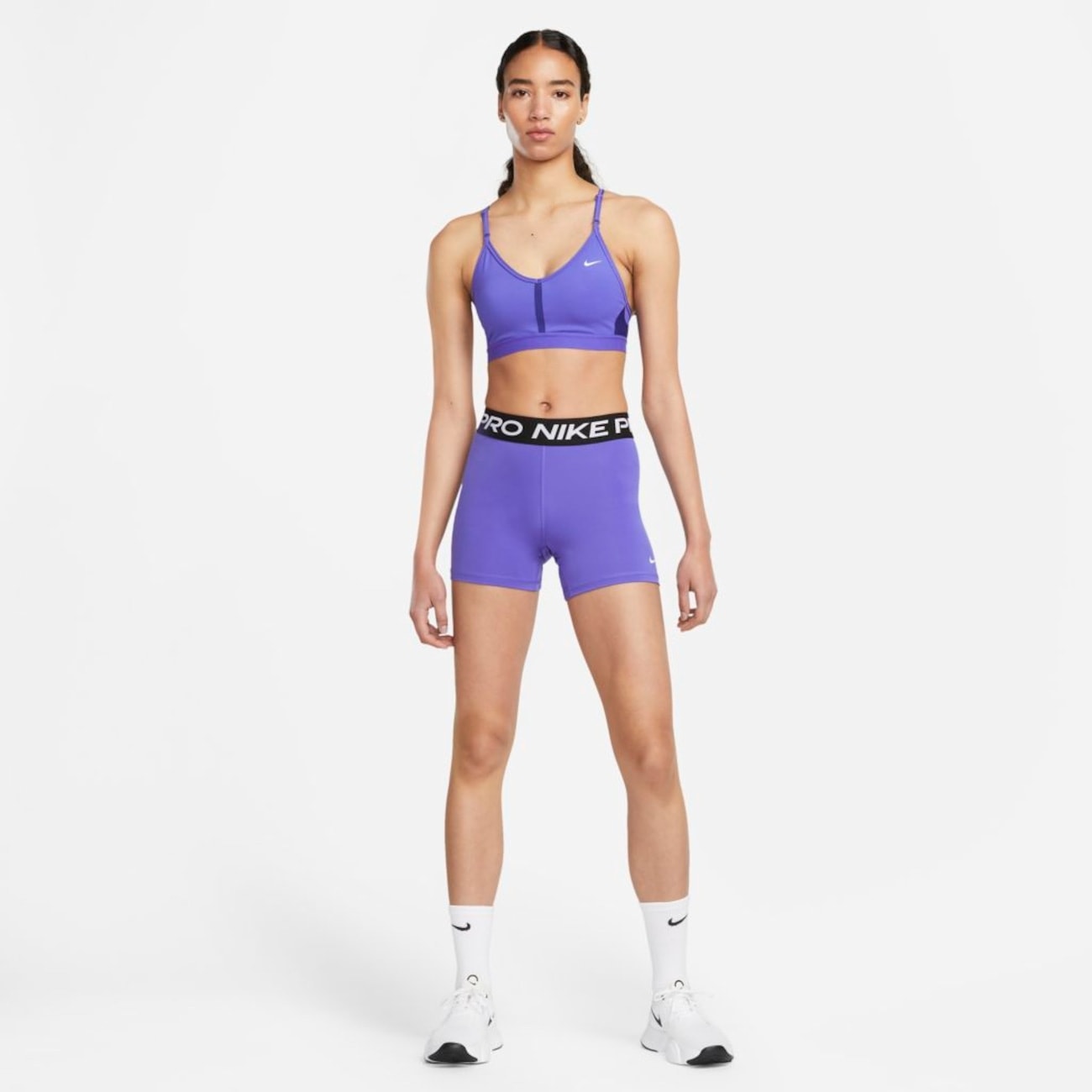 Shorts Nike Pro 365 Roxo - Raiana Shop
