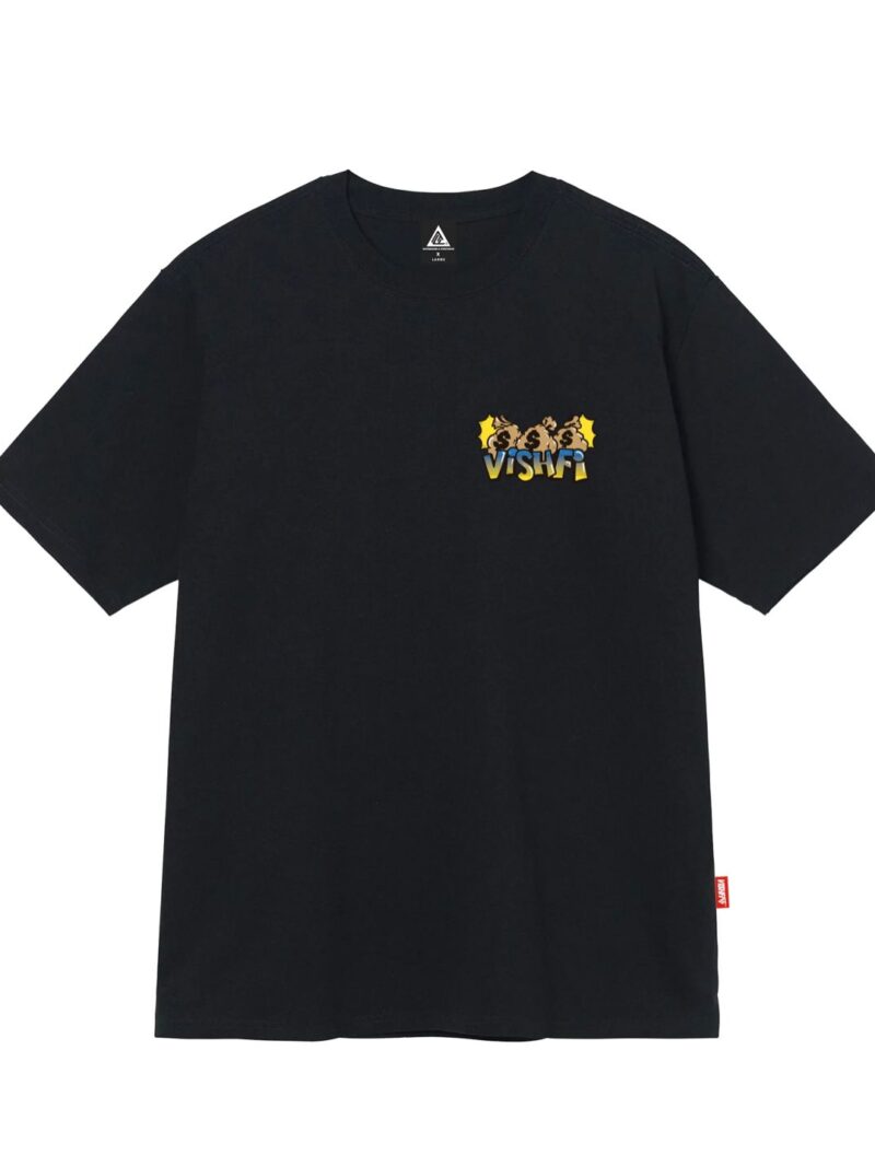 camiseta "malote" preta vishfi