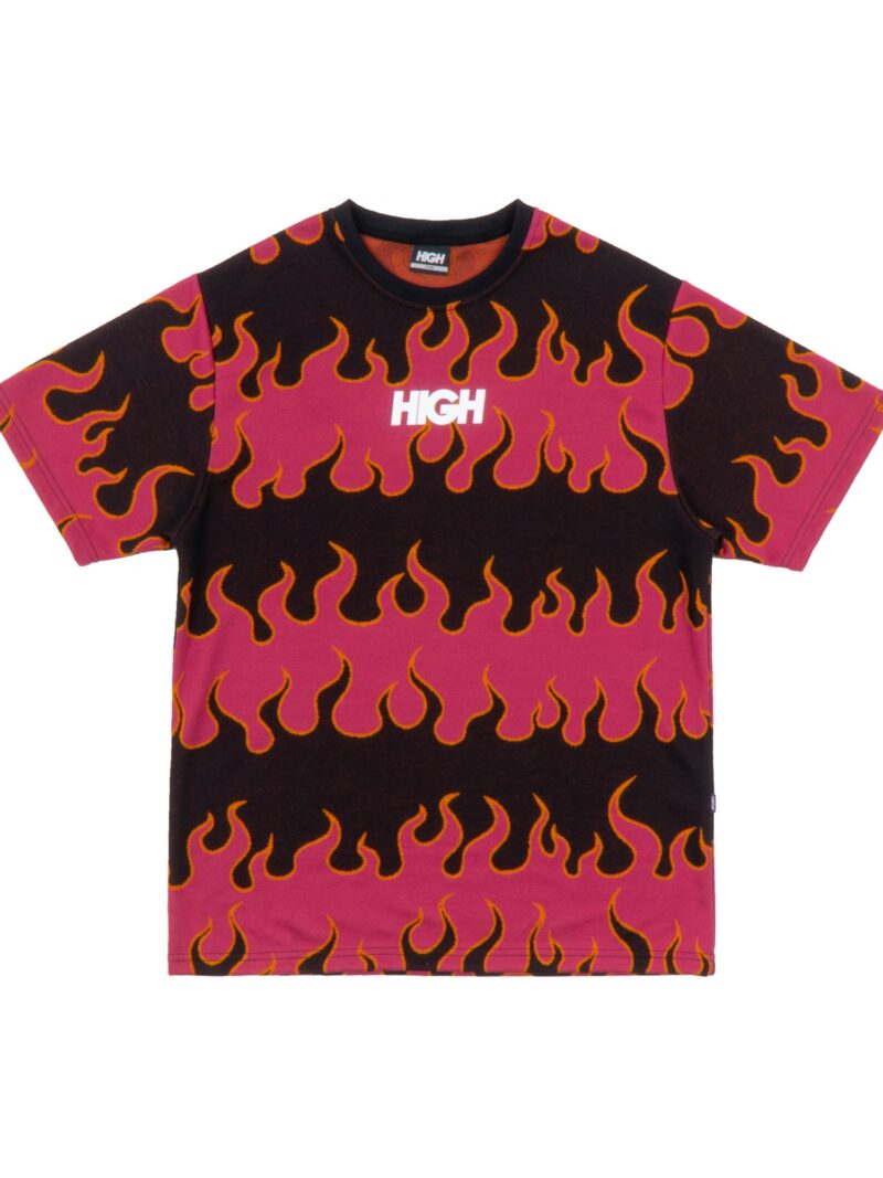 jacquard tee fire kidz black