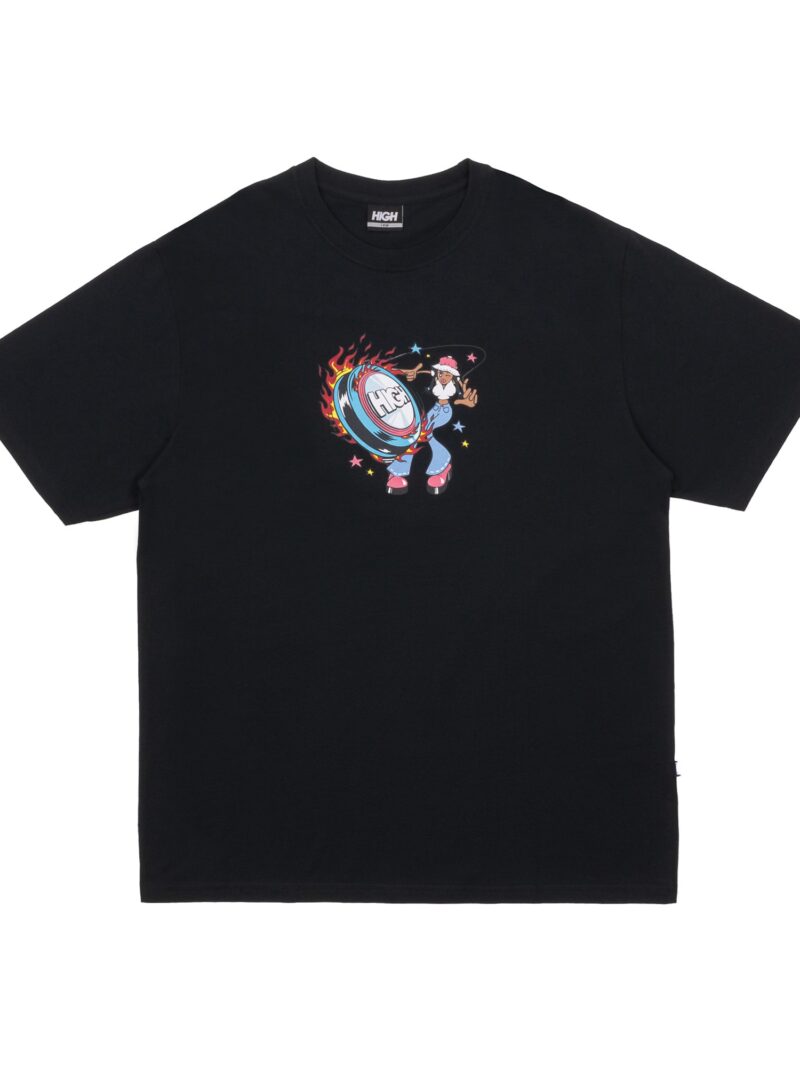 camiseta yoyo heather black high company