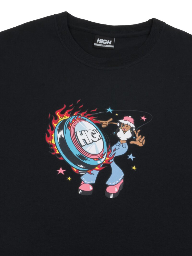 camiseta yoyo heather black high company