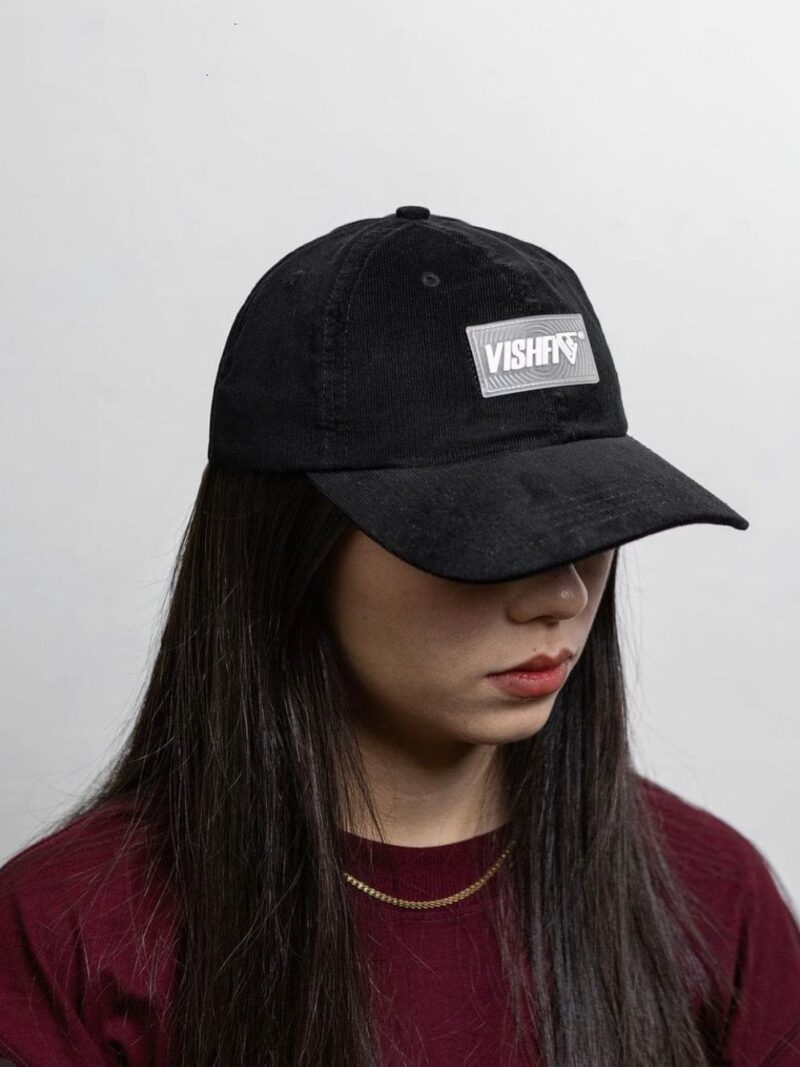 boné cotelê aba curva vishfi preto