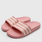 chinelo slide adidas aqua pink