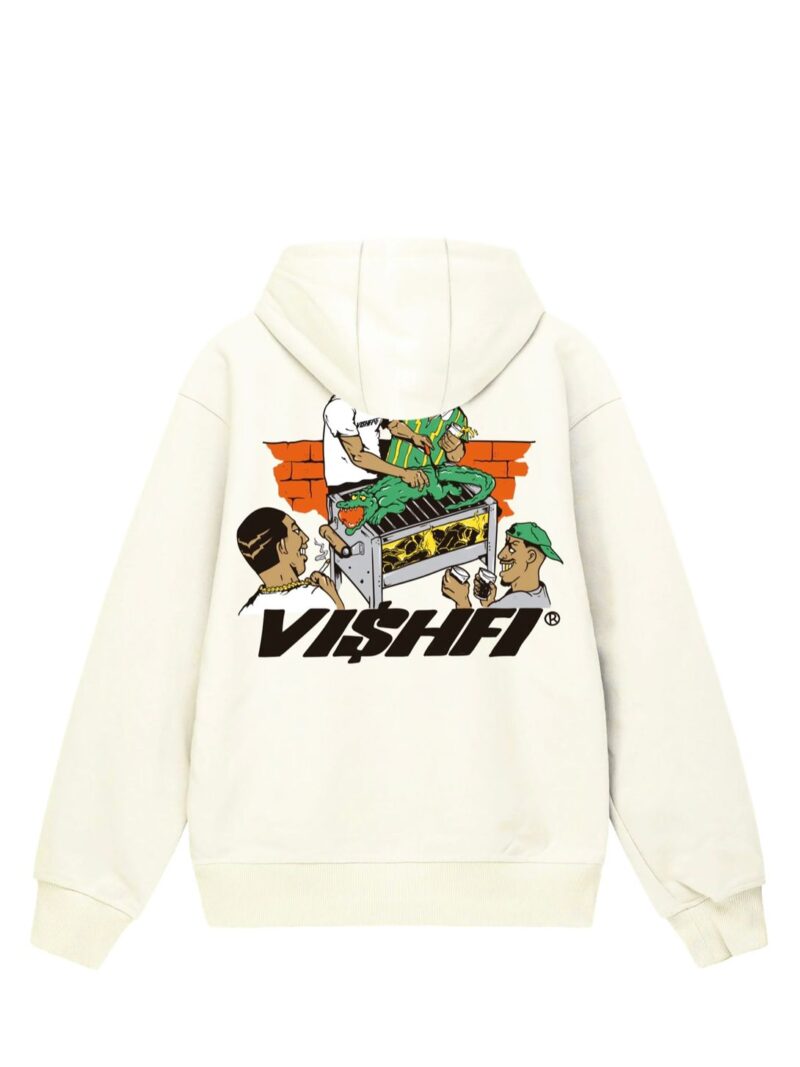 moletom ''churrasco'' off white vishfi