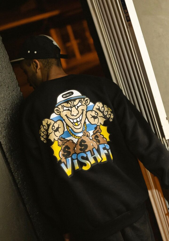 moletom careca "malote" vishfi preto moletom careca "malote" vishfi preto