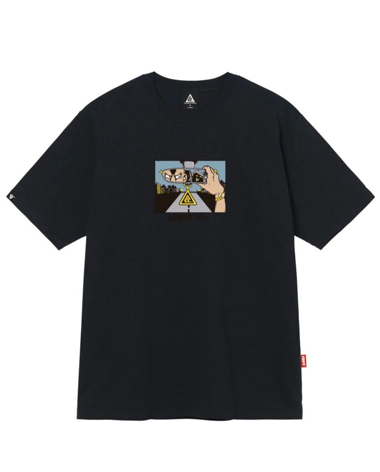 camiseta ''pião noturno'' preta vishfi camiseta ''pião noturno'' preta vishfi