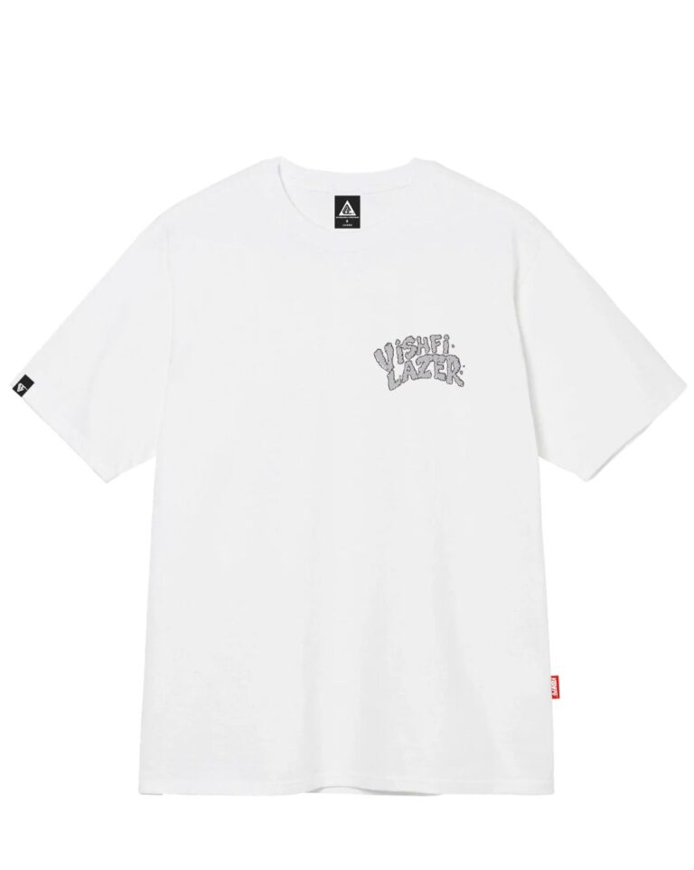 camiseta "lazer" branca vishfi