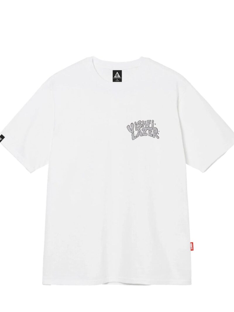 camiseta "lazer" branca vishfi