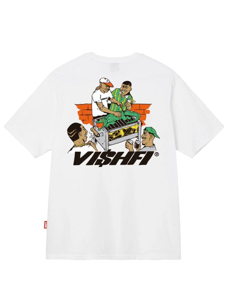 camiseta ''churrasco'' branca vishfi camiseta ''churrasco'' branca vishfi