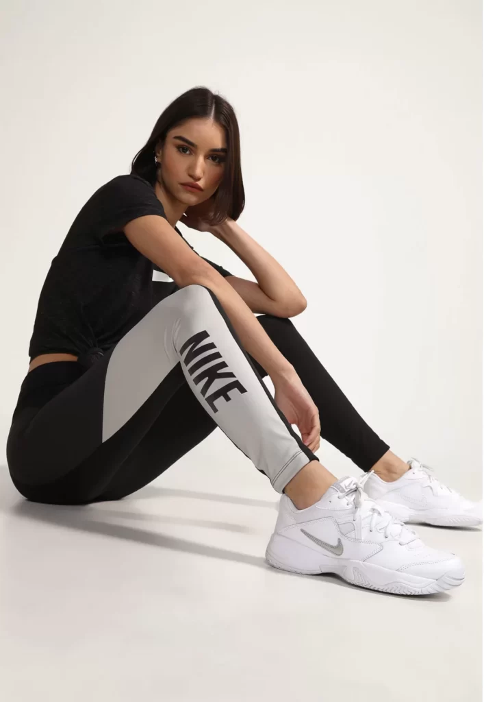 legging nike one df mr preta e cinza