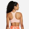 top nike dri swoosh feminino rosa