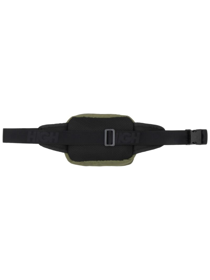 bolsa de cintura color block night green