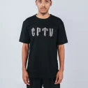 camiseta "strass" preta captive