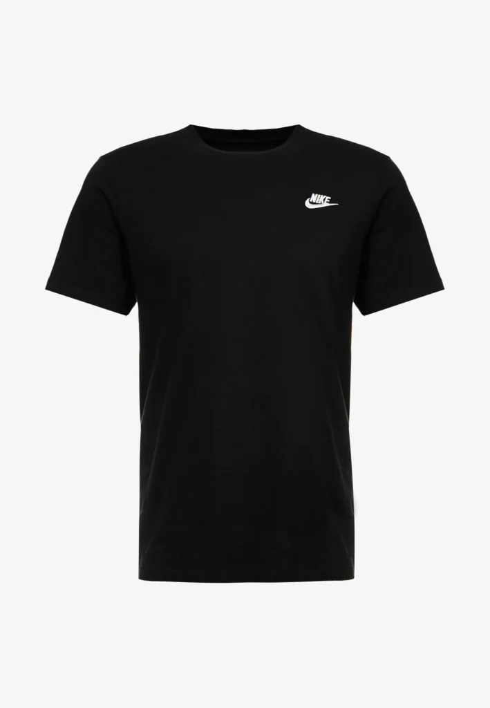 camiseta nike club preta