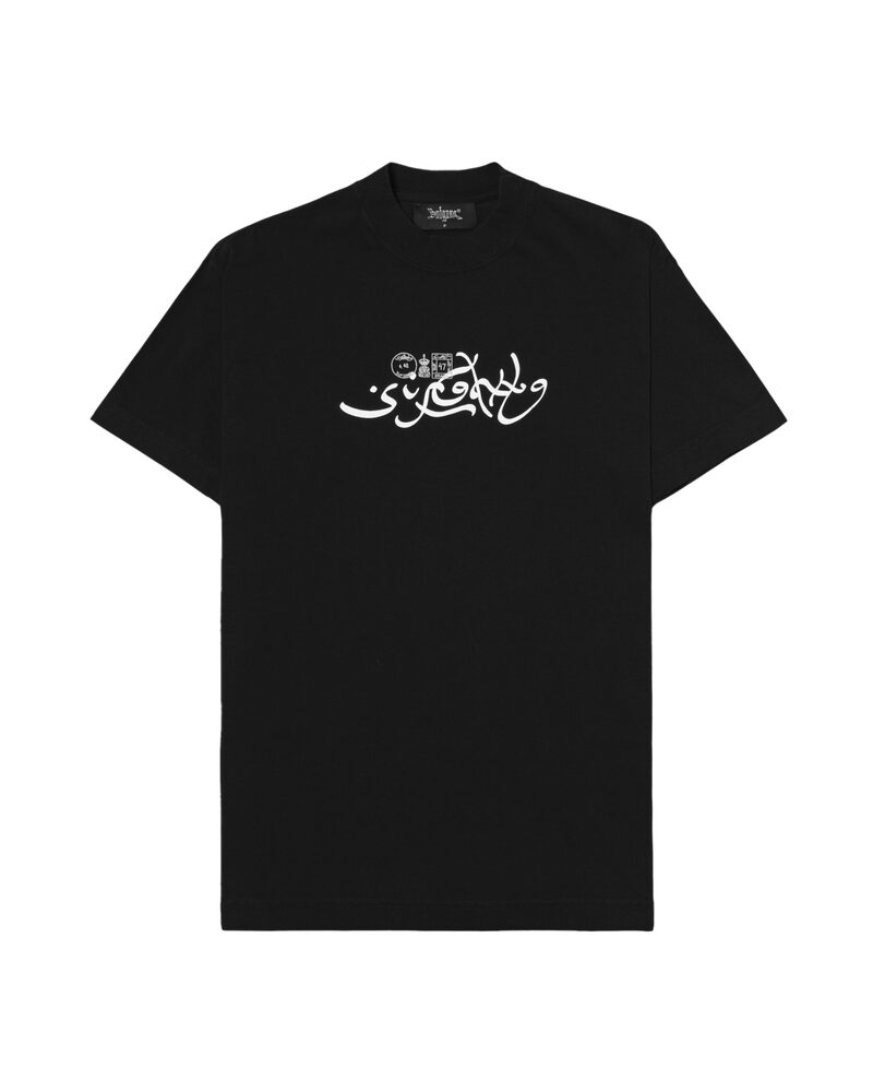 camiseta arabic script preta sufgang camiseta arabic script preta sufgang
