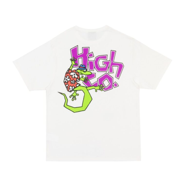 camiseta lizard white high company