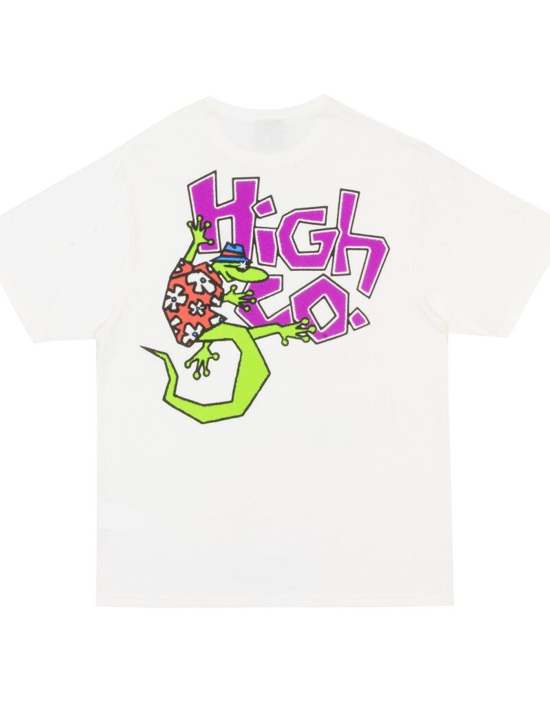 camiseta lizard white high company