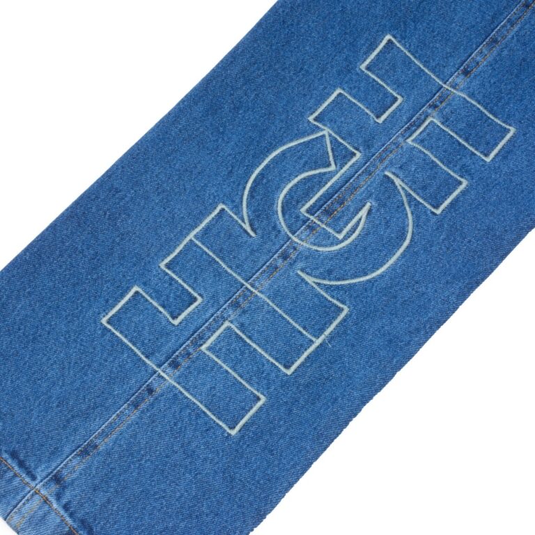 calça jeans g90 blue high company calça jeans g90 blue high company