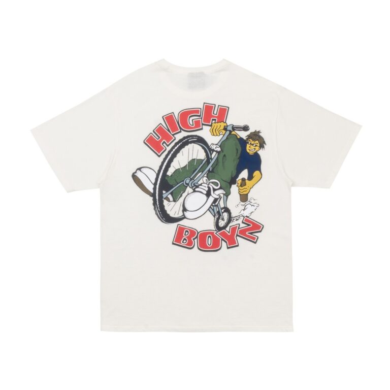 camiseta wheelie white high company