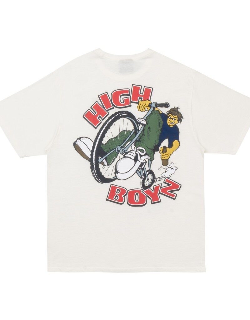 camiseta wheelie white high company