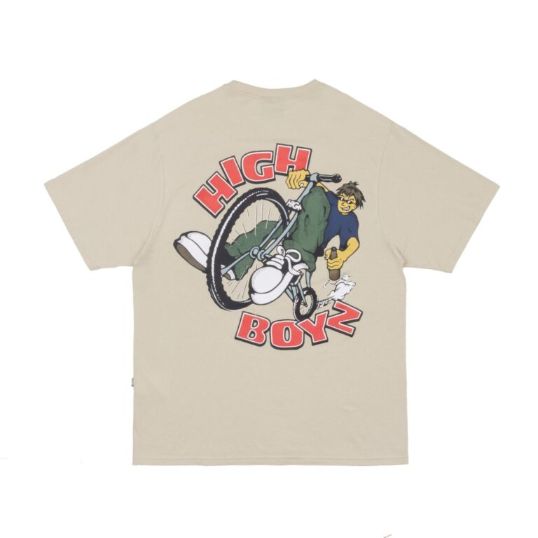 camiseta wheelie beige high company camiseta wheelie beige high company