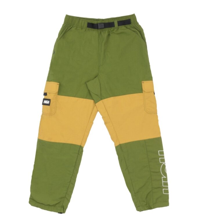 calça strapped green olive high company