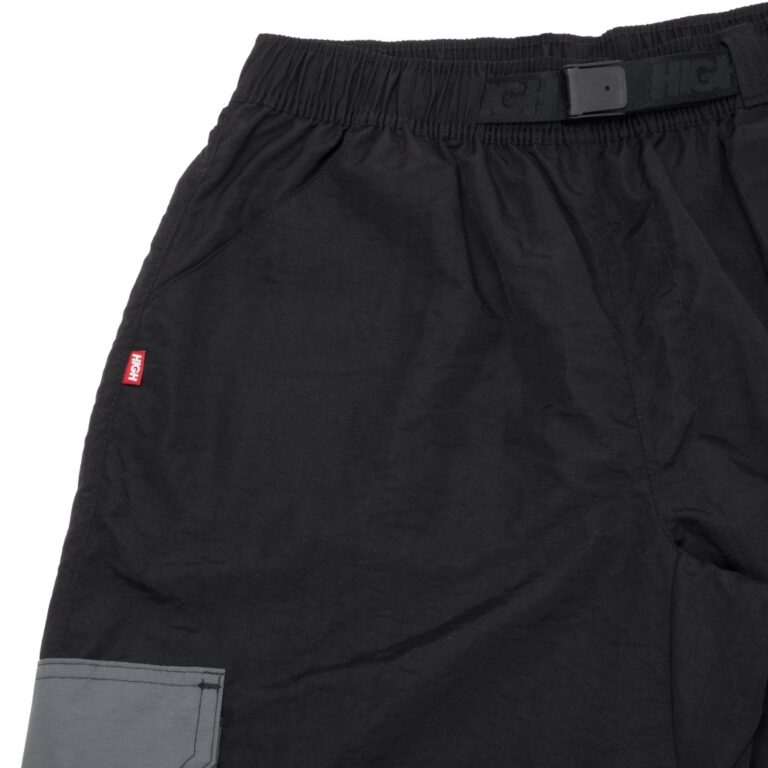 calça strapped black grey high company calça strapped black grey high company