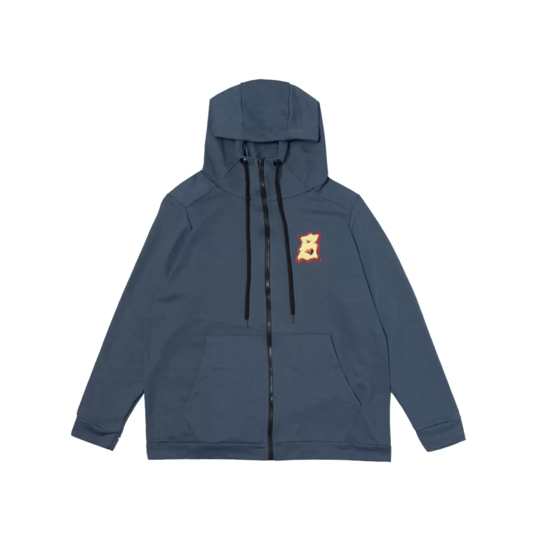 jaqueta sufgang “s” patch chenille cinza asfalto jaqueta sufgang “s” patch chenille cinza asfalto