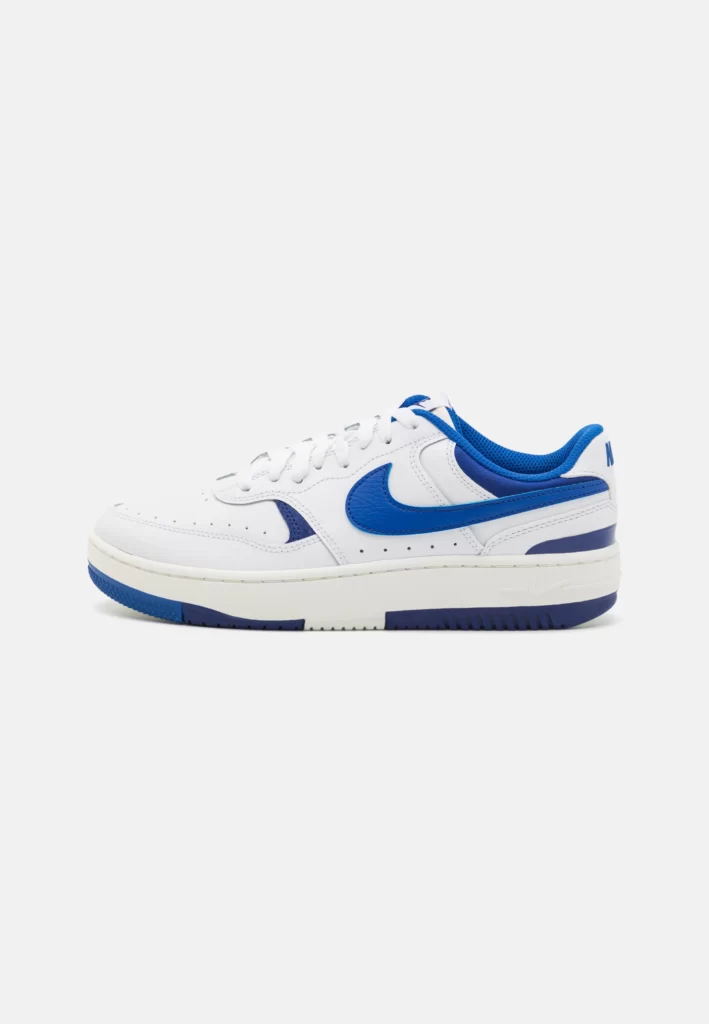 tênis nike gamma force branco azul