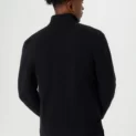 jaqueta em fleece preto